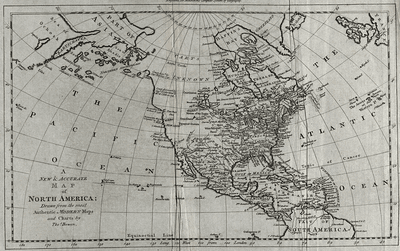A map from 1777 showing the Americas.