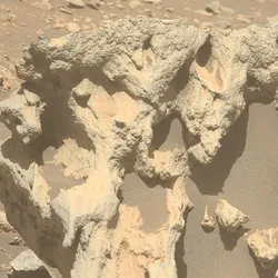 A potential meteor found on Mars by NASA's Perseverance rover.