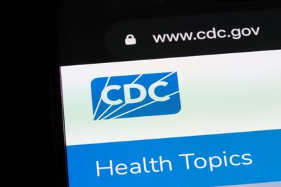 screenshot of CDC logo on website
