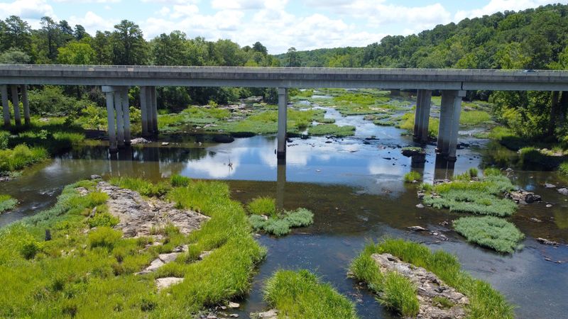 North Carolina’s Haw River,  a tributary of the Cape Fear River, was a hotspot of PFAS 