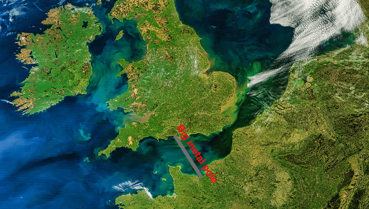 If You Had A Pole Stretching From England To France And Yanked It, Would The Other End Move Instantly?