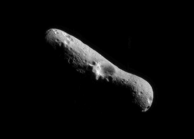 433 Eros, a near-earth asteroid imaged by NASA