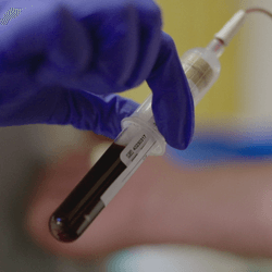 a biomarker blood test searches for molecular postcodes of cancer