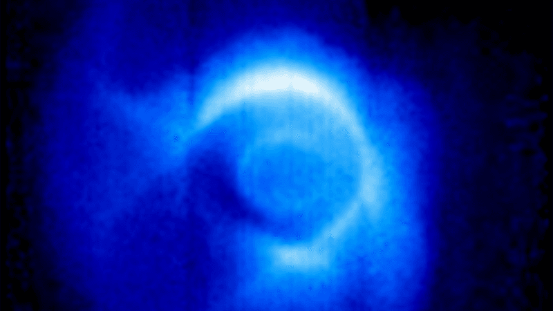 Earth's plasma tail, captured by NASA's Imager for Magnetopause to Aurora Global Exploration (IMAGE)