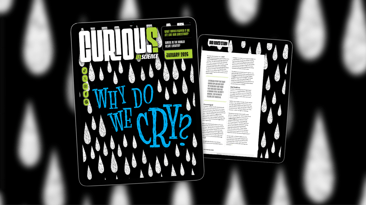 Why Do We Cry? Find Out More In Issue 42 Of CURIOUS – Out Now