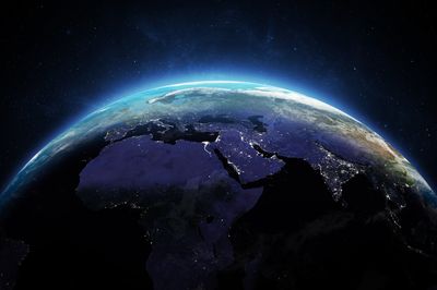 Africa from space.