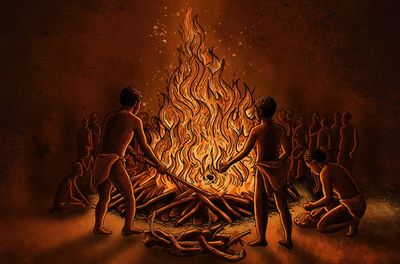 World's oldest cremation pyre