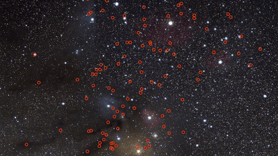 Image highlighting the location of rogue planets.