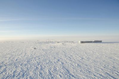 Ice and the Atmospheric Research Observatory, South Pole, Antarctica