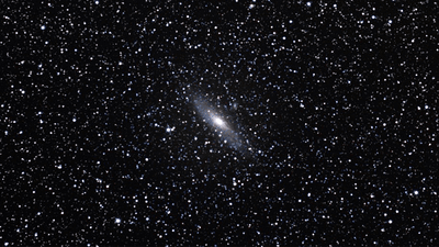 The Andromeda galaxy.