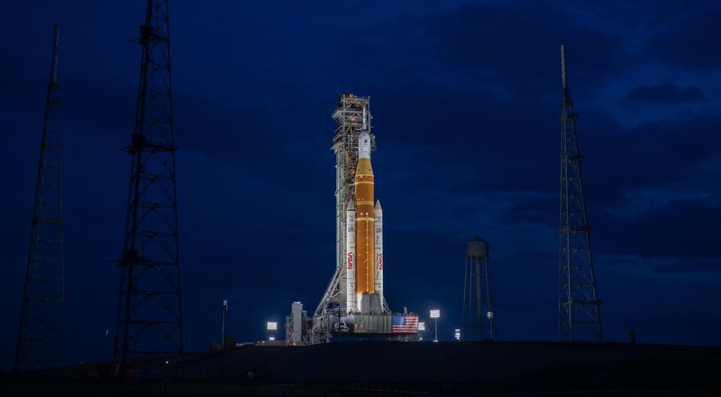Artemis on the launchplatform!