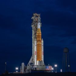 Artemis on the launchplatform!
