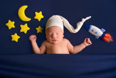 baby in space
