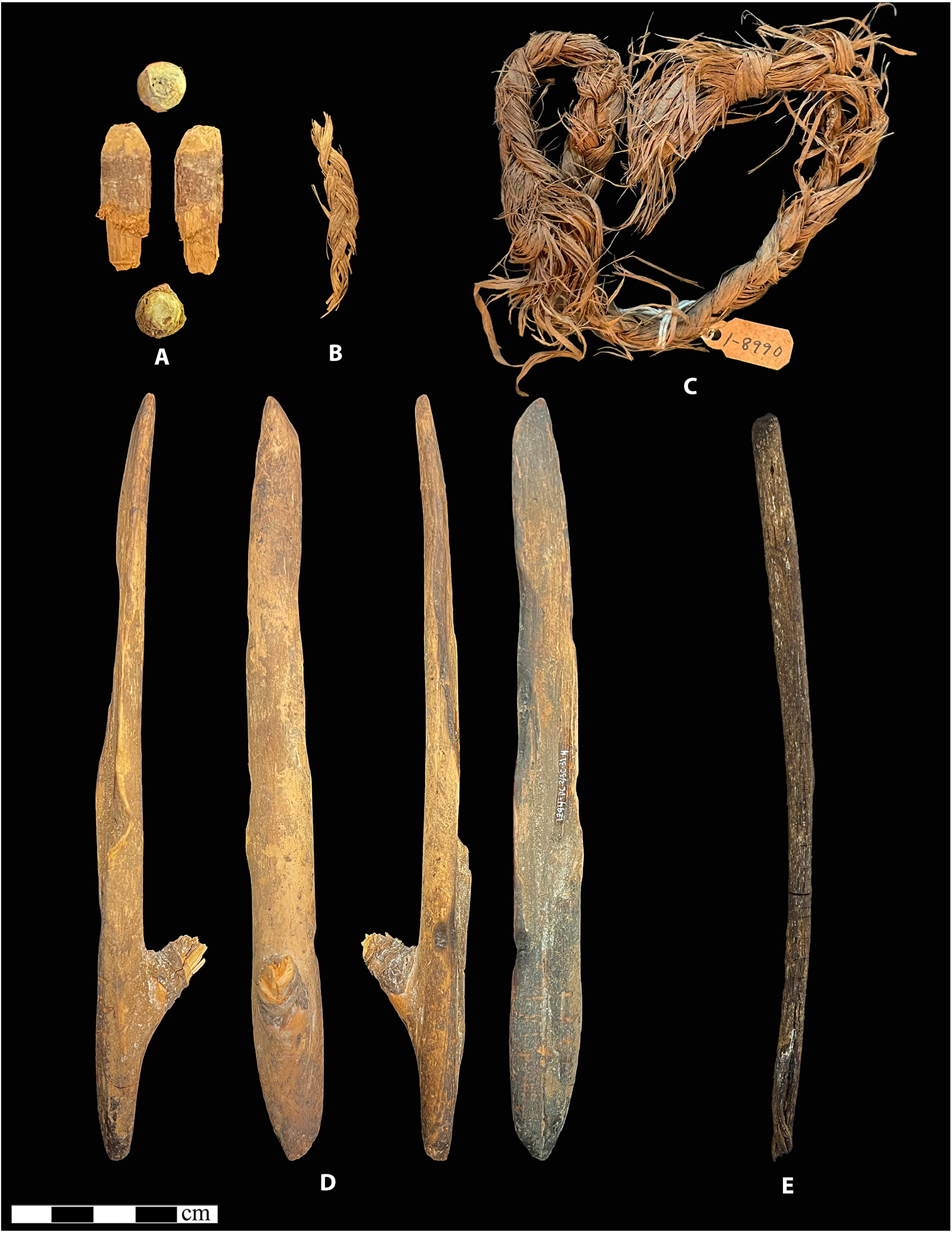 selection of wooden and fibrous objects