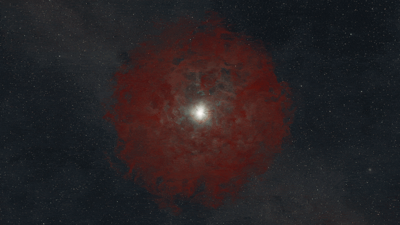 Bunun gibi bir kara delik nasıl evrimleşebilir?