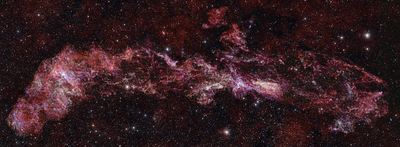 The Central Molecular Zone as imaged by the ALMA array, revealing the turbulence of this mighty star-forming region