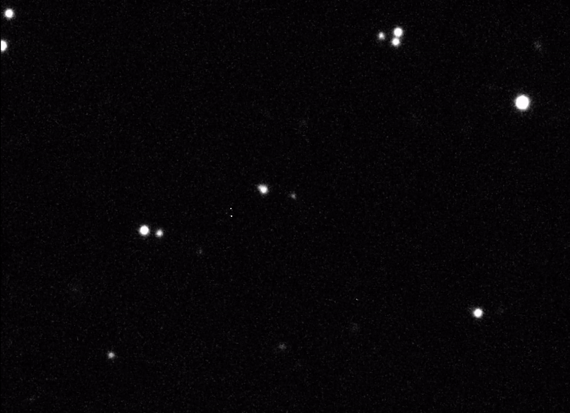 Asteroid 2024 YR4 captured by ESO's Very Large Telescope in January 2025.