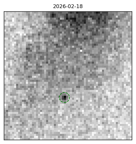 JWST observed the incredibly faint asteroid 2024 YR4 ON Feb. 18 2026 with its Near-Infrared camera. 