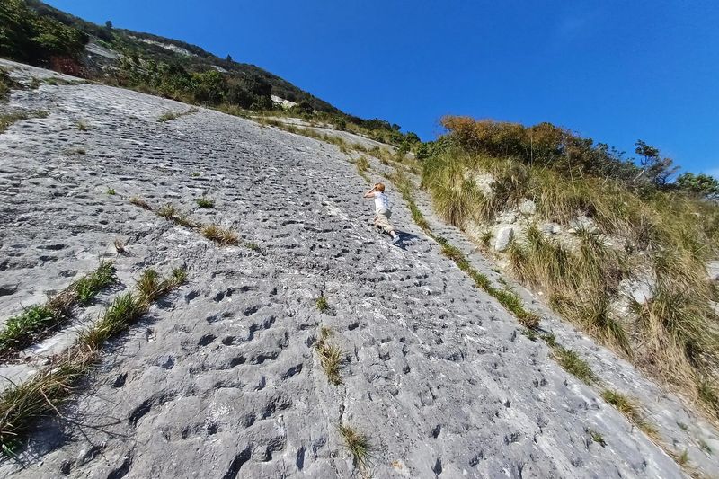 The cliff in Cònero Regional Park where the marks were found.
