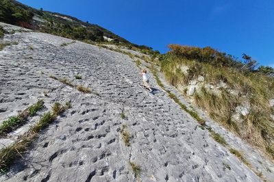 The cliff in Cònero Regional Park where the marks were found.