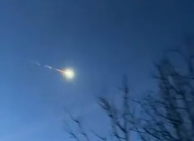 The fireball over Germany.