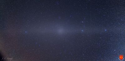 The gegenschein in the sky