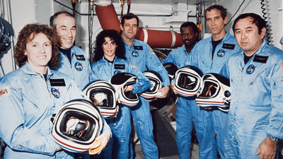 The crew of the last Challenger mission.