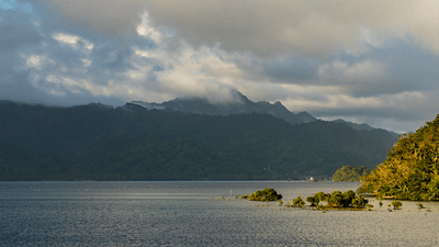 A view of Fiji's Vanua Levu Island.