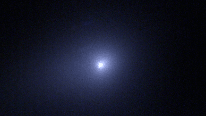 Interstellar comet 3I/ATLAS captured by the Subaru Telescope on December 13, 2025.