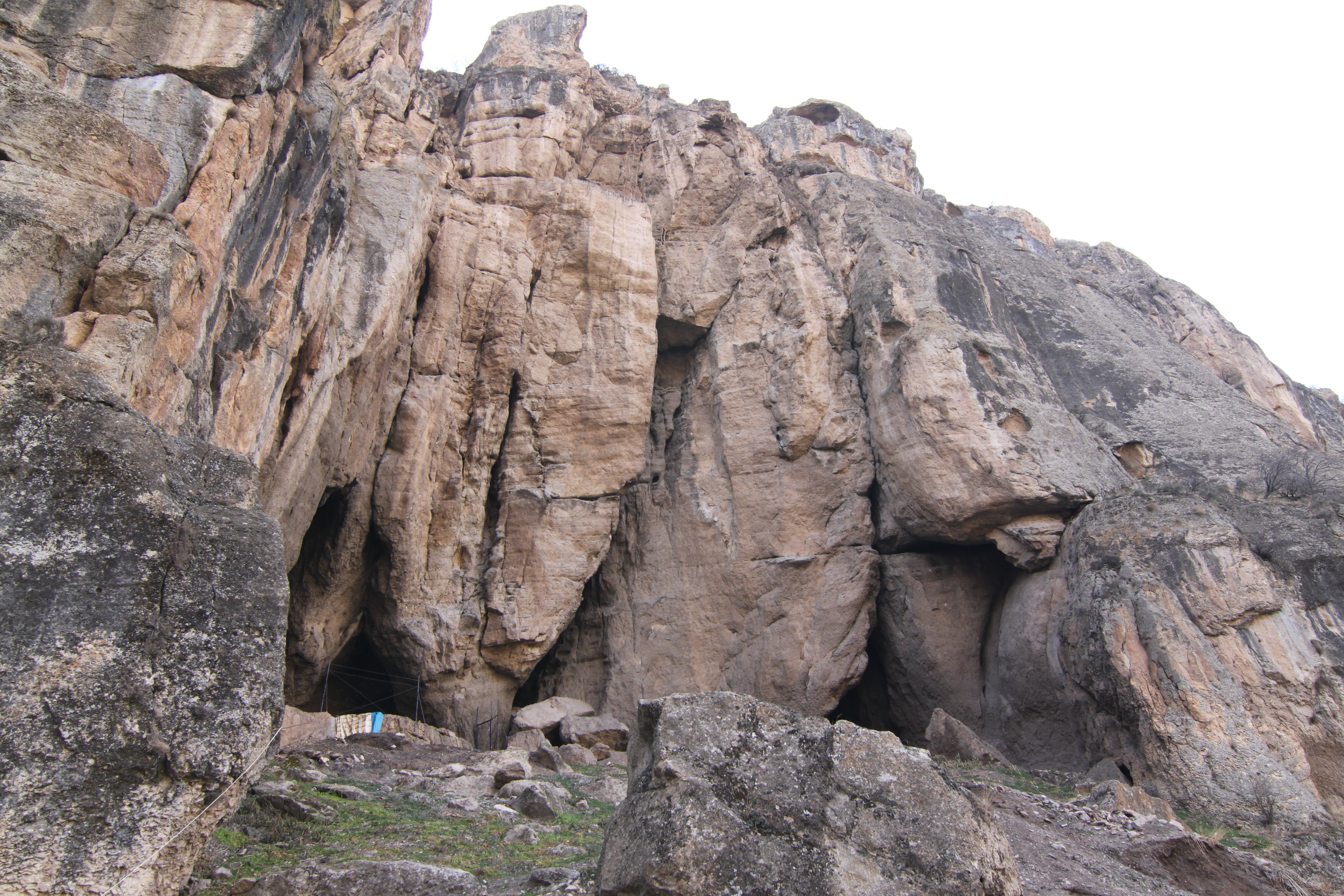 The entrance to Areni 1 cave. The entrance to Areni 1 cave.