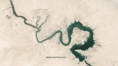 The Tigris-Euphrates Basin, from above.