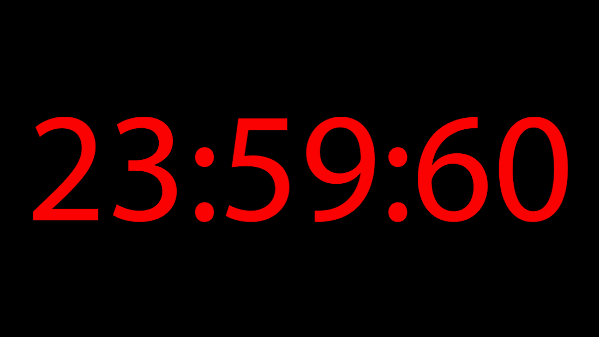 The Last Time The Clock Read 23:59:60 Was On December 31, 2016. It Will Not Happen Again This June