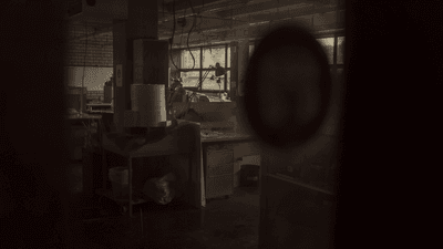 a lab that looks dark and spooky, ripe for a haunting