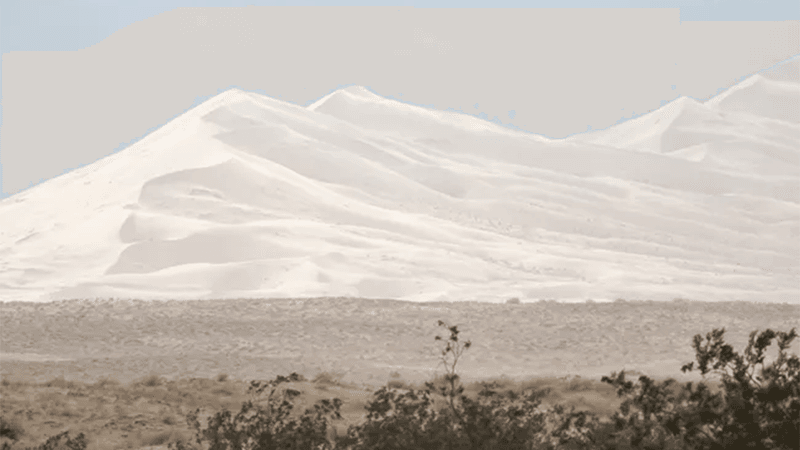 Kelso Dunes at the Mojave Preserve.