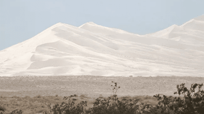 Kelso Dunes at the Mojave Preserve.
