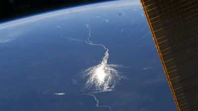 The Okavango Delta, seen from space.