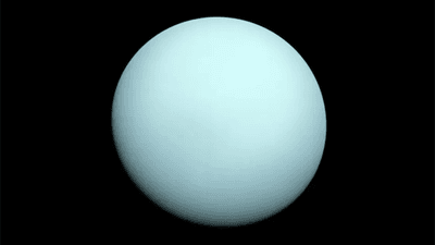 The planet Uranus.