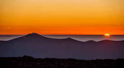 The Atacama Desert at sunrise