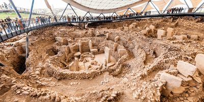 Gobekli Tepe, an archeological site in TUrkey