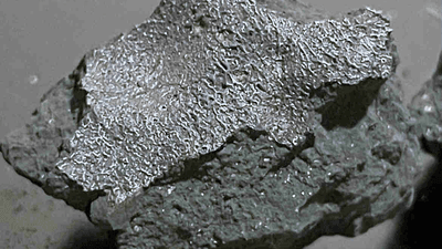 A fragment of a meteor.