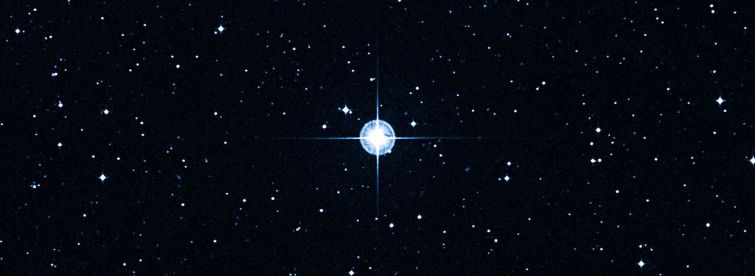 A picture of Methuselah star, shining brightly against dark space. A picture of Methuselah star, shining brightly against dark space.