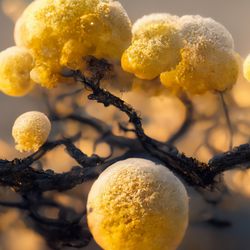 An illustration of pathogenic fungus. 