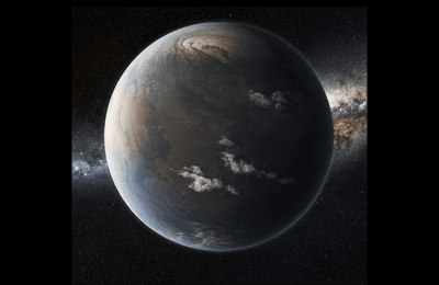 Artist's impression of a Mega-Earth, which a new discovery reveals as a real category
