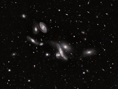 What's the big deal? The Copeland Septet is seven foreground galaxies plus few dozen in the background out of almost two billion in a map