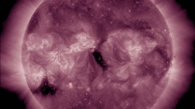 The Sun, imaged today by NASA's Solar Dynamics Observatory.