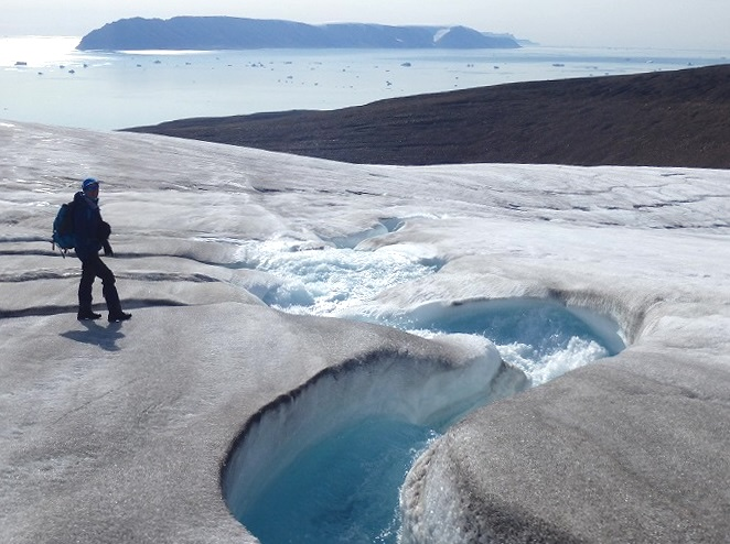 When melt waters carve their way off the Qaanaaq ice cap, the results can be beautiful, but they reveal a frightening fragility When melt waters carve their way off the Qaanaaq ice cap, the results can be beautiful, but they reveal a frightening fragility