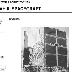 A Jupiter Program document on the top secret Farrah III Spacecraft.