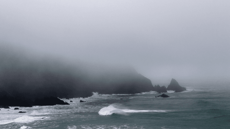coastal storm in california
