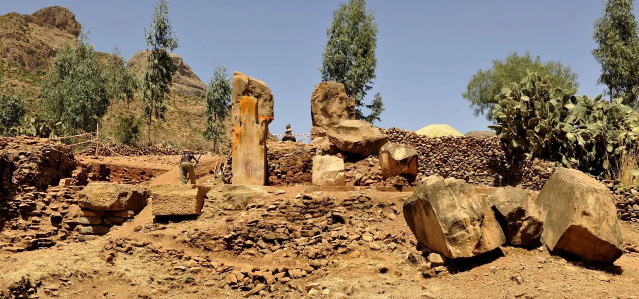 entrance area of the archaeological site photographed in 2009 entrance area of the archaeological site photographed in 2009