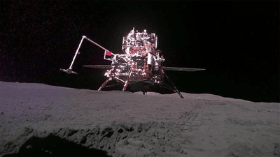 Chang'e-6 on the lunar far side.